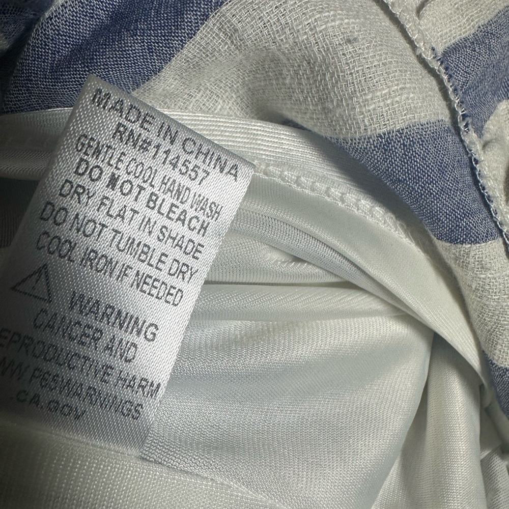 Altar'd State Blue and White Striped Mini Dress S - Picture 7 of 7